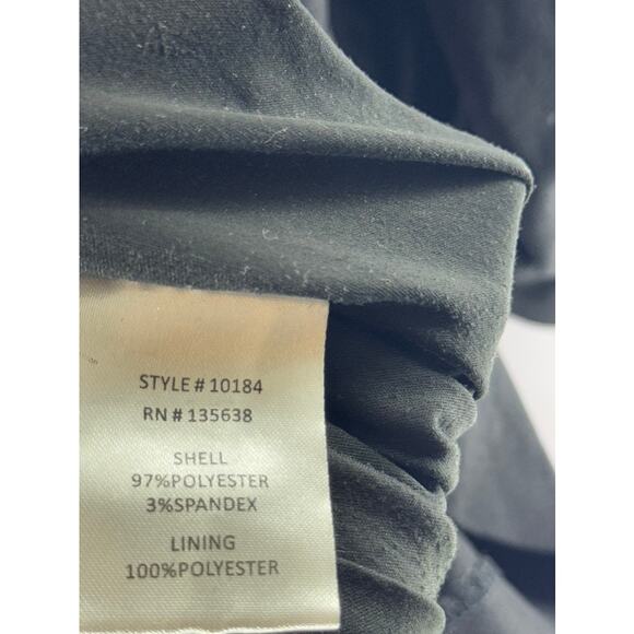 HUTCH Women's Black Solid Button-Shoulder Detail Long Sleeve Mini Dress SZ 8 - Picture 8 of 8